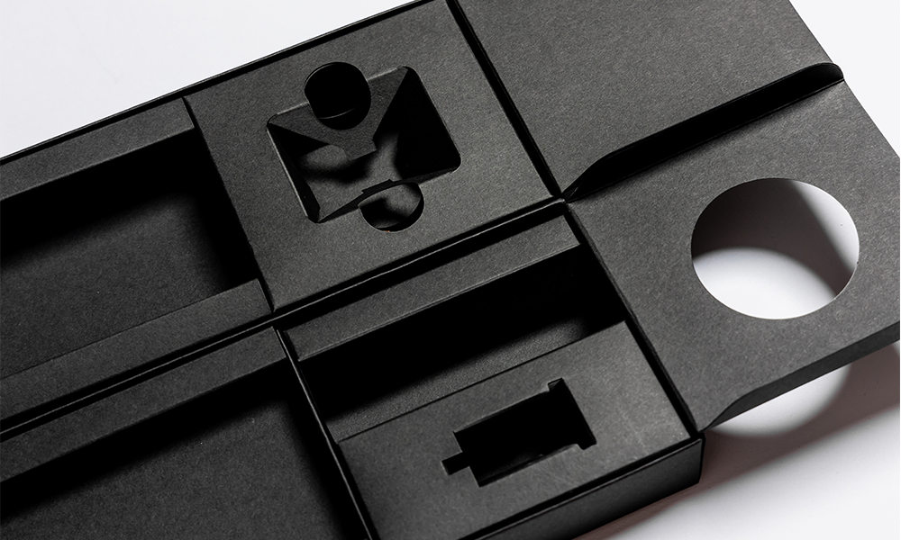 Car Diagnostics Tools. Stunning Black Paper-Structure Packaging