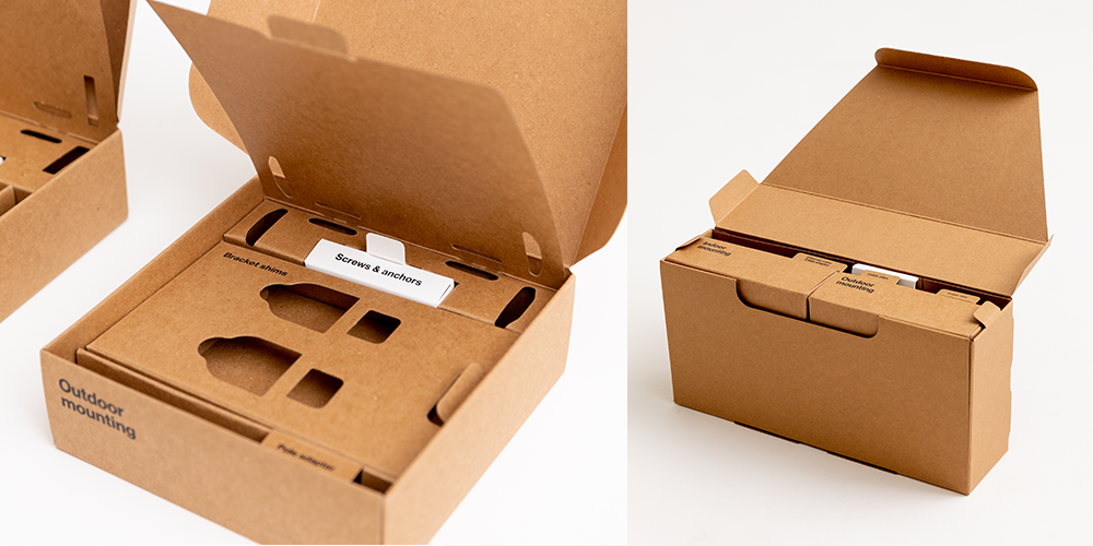 Demonstration of the mortise and tenon structure- adhesive-free eco-friendly packaging